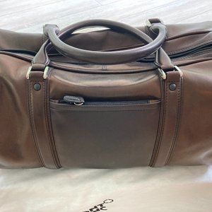 Montblanc Platinum Leather Holdall 45 Bag